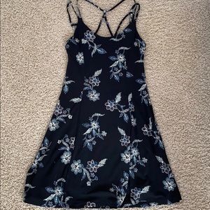 Blue Floral strappy sundress